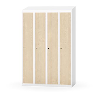 Garderobeskap Novis skrått tak 1:4 B120