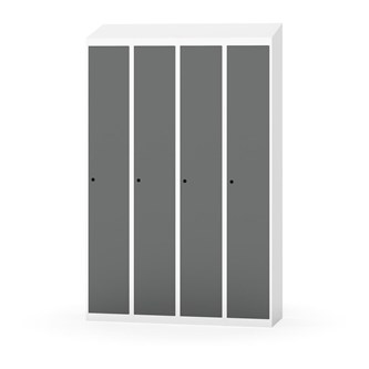Garderobeskap Novis skrått tak 1:4 B120