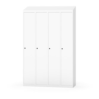 Garderobeskap Novis skrått tak 1:4 B120