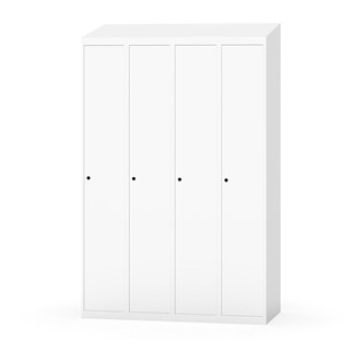 Garderobeskap Novis skrått tak 1:4 B120