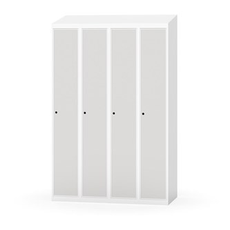Garderobeskap Novis skrått tak 1:4 B120