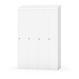 Garderobeskap Novis skrått tak 1:4 B120