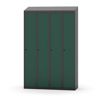 Garderobeskap Novis skrått tak 1:4 B120