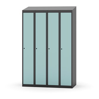 Garderobeskap Novis skrått tak 1:4 B120