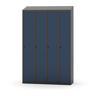 Garderobeskap Novis skrått tak 1:4 B120