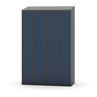 Garderobeskap Novis skrått tak 1:4 B120