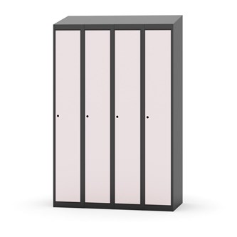 Garderobeskap Novis skrått tak 1:4 B120