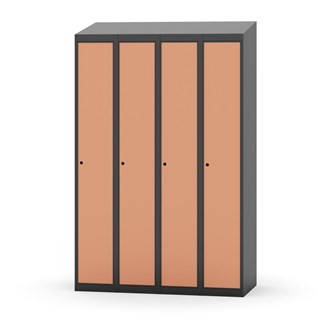 Garderobeskap Novis skrått tak 1:4 B120