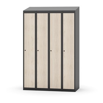 Garderobeskap Novis skrått tak 1:4 B120