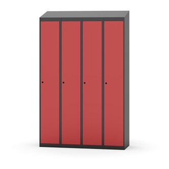 Garderobeskap Novis skrått tak 1:4 B120