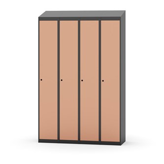 Garderobeskap Novis skrått tak 1:4 B120