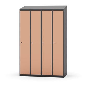 Garderobeskap Novis skrått tak 1:4 B120