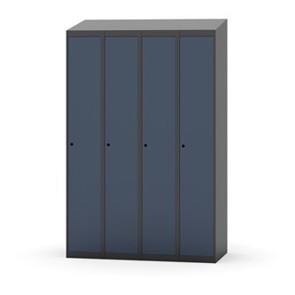 Garderobeskap Novis skrått tak 1:4 B120