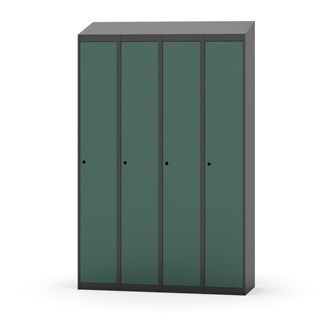 Garderobeskap Novis skrått tak 1:4 B120