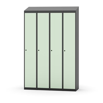 Garderobeskap Novis skrått tak 1:4 B120