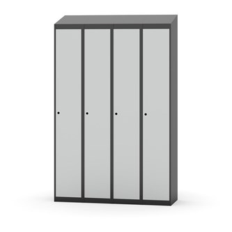 Garderobeskap Novis skrått tak 1:4 B120
