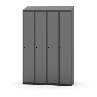 Garderobeskap Novis skrått tak 1:4 B120