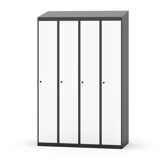 Garderobeskap Novis skrått tak 1:4 B120