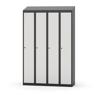 Garderobeskap Novis skrått tak 1:4 B120
