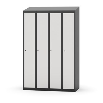 Garderobeskap Novis skrått tak 1:4 B120