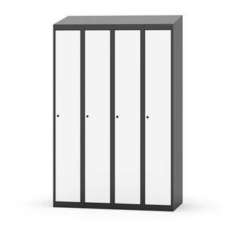 Garderobeskap Novis skrått tak 1:4 B120