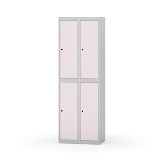 Garderobeskap Novis flatt tak 2:2 B60