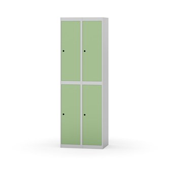 Garderobeskap Novis flatt tak 2:2 B60