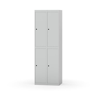 Garderobeskap Novis flatt tak 2:2 B60