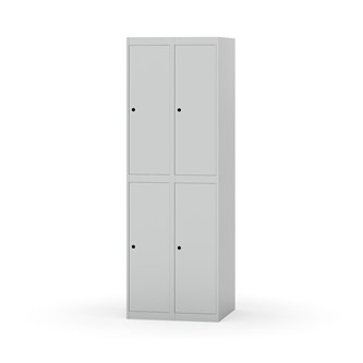 Garderobeskap Novis flatt tak 2:2 B60