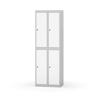 Garderobeskap Novis flatt tak 2:2 B60