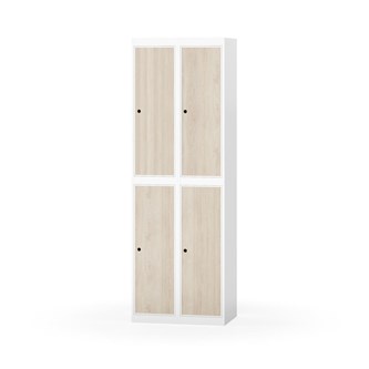 Garderobeskap Novis flatt tak 2:2 B60
