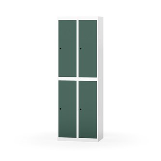 Garderobeskap Novis flatt tak 2:2 B60