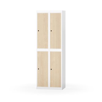 Garderobeskap Novis flatt tak 2:2 B60