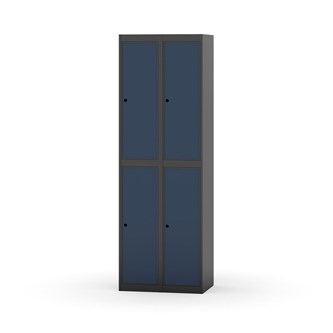 Garderobeskap Novis flatt tak 2:2 B60