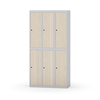 Garderobeskap Novis flatt tak 2:3 B90