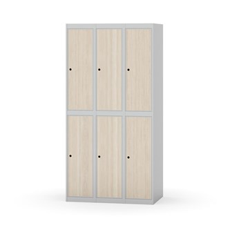 Garderobeskap Novis flatt tak 2:3 B90