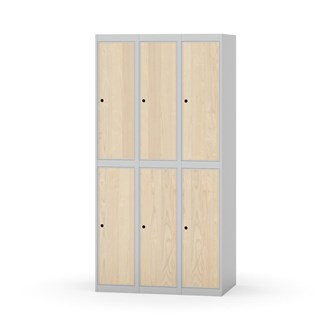 Garderobeskap Novis flatt tak 2:3 B90