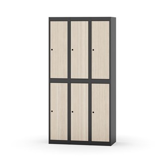 Garderobeskap Novis flatt tak 2:3 B90