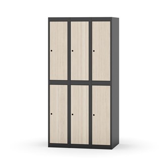 Garderobeskap Novis flatt tak 2:3 B90