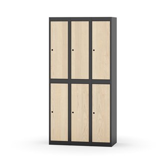 Garderobeskap Novis flatt tak 2:3 B90