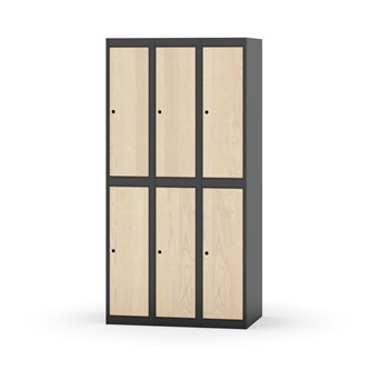 Garderobeskap Novis flatt tak 2:3 B90