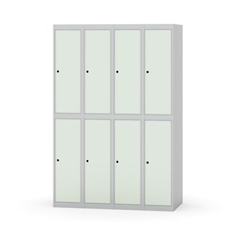 Garderobeskap Novis flatt tak 2:4 B120