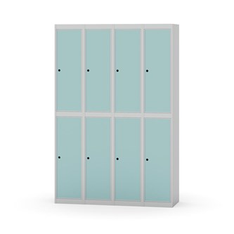 Garderobeskap Novis flatt tak 2:4 B120