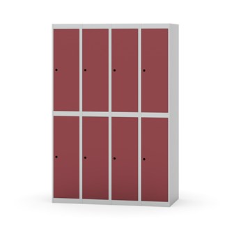 Garderobeskap Novis flatt tak 2:4 B120