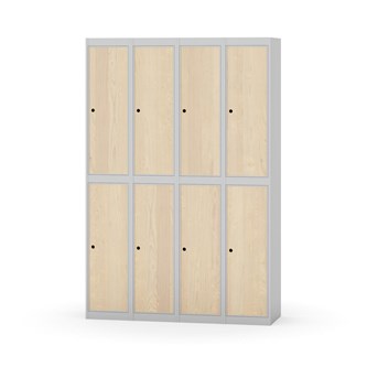 Garderobeskap Novis flatt tak 2:4 B120