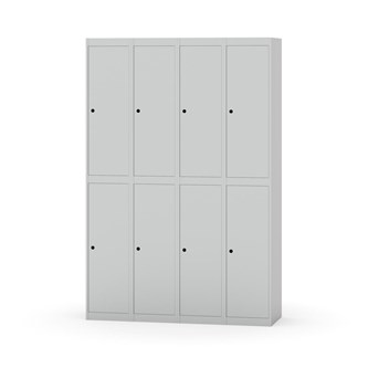 Garderobeskap Novis flatt tak 2:4 B120