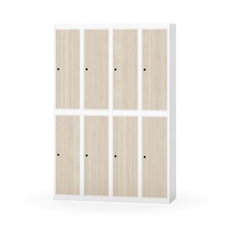 Garderobeskap Novis flatt tak 2:4 B120