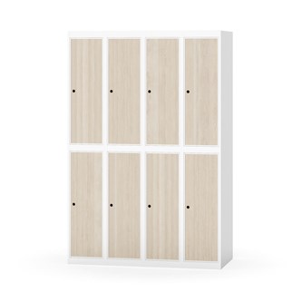 Garderobeskap Novis flatt tak 2:4 B120