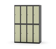 Garderobeskap Novis flatt tak 2:4 B120