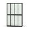 Garderobeskap Novis flatt tak 2:4 B120